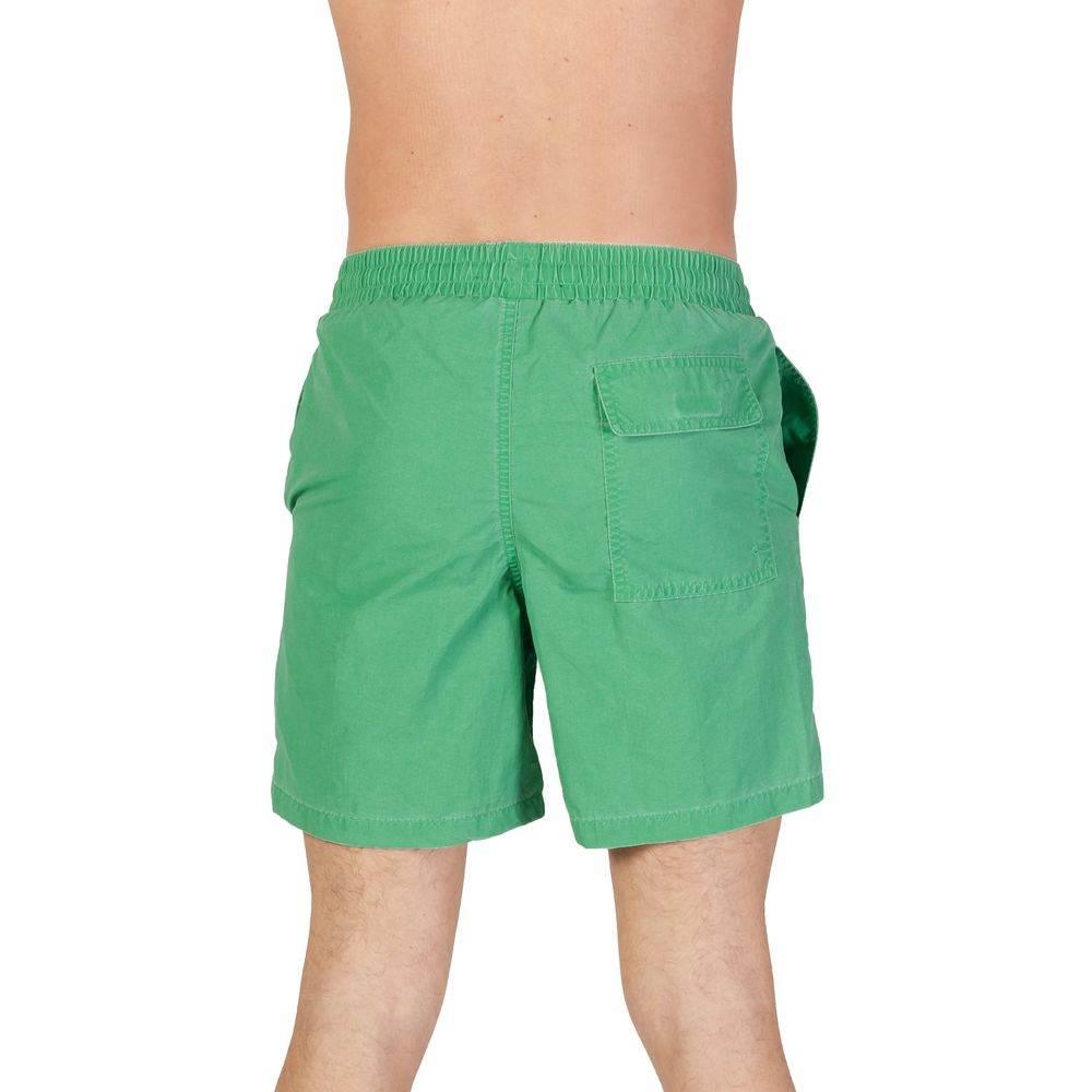 Lyle & Scott Green Nylon Swim Short - Hilstor