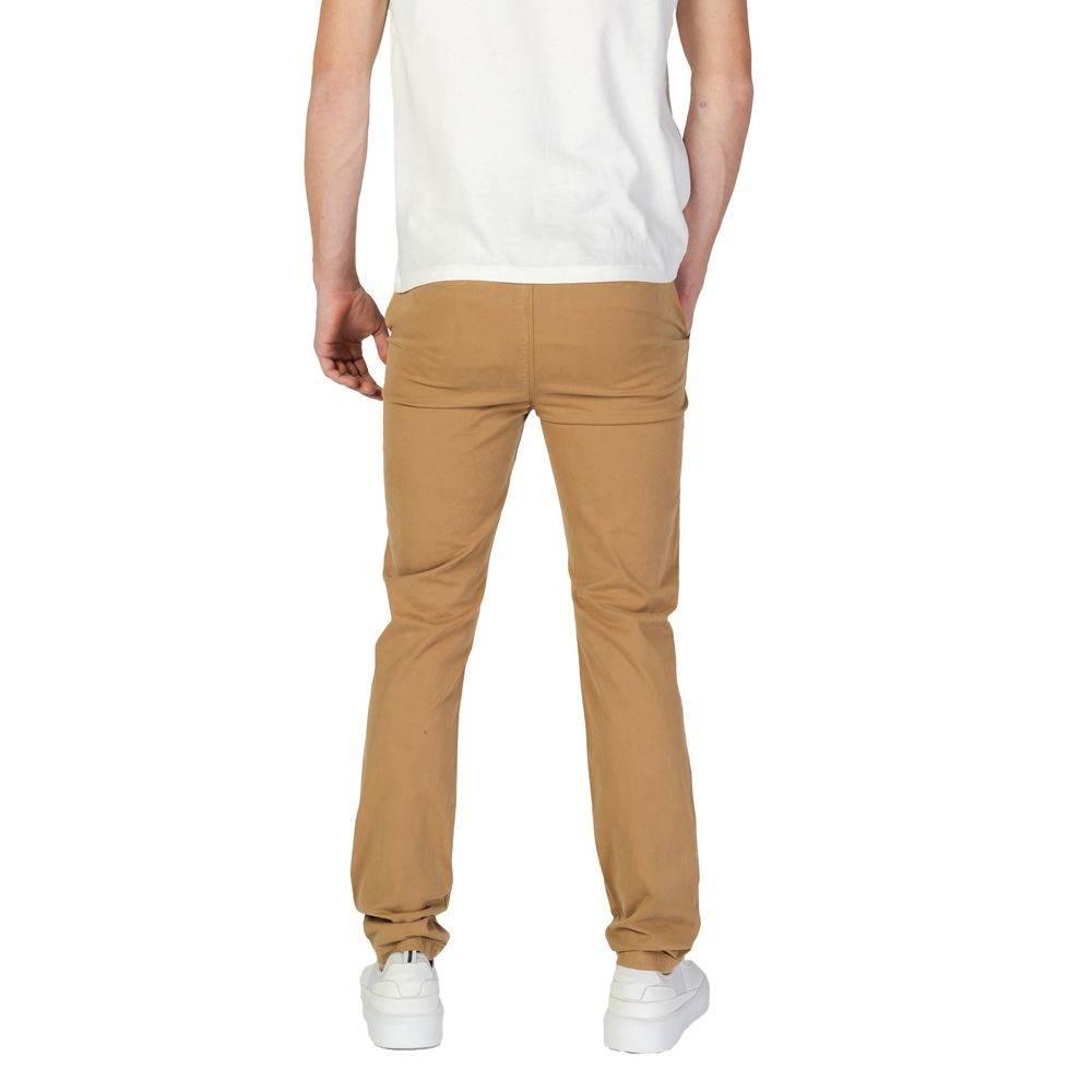 Superdry Beige Cotton Skinny Pant - Hilstor