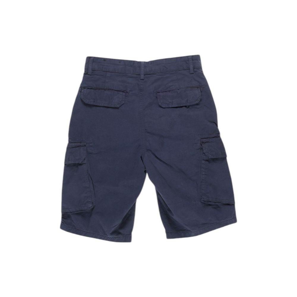 Lyle & Scott Blue Cotton Bermuda - Hilstor