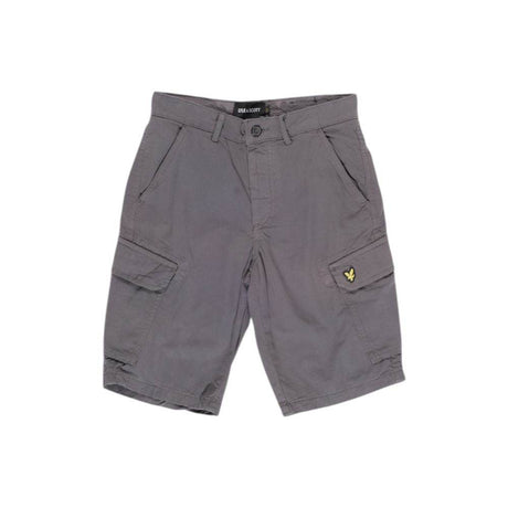 Lyle & Scott Gray Cotton Bermuda - Hilstor