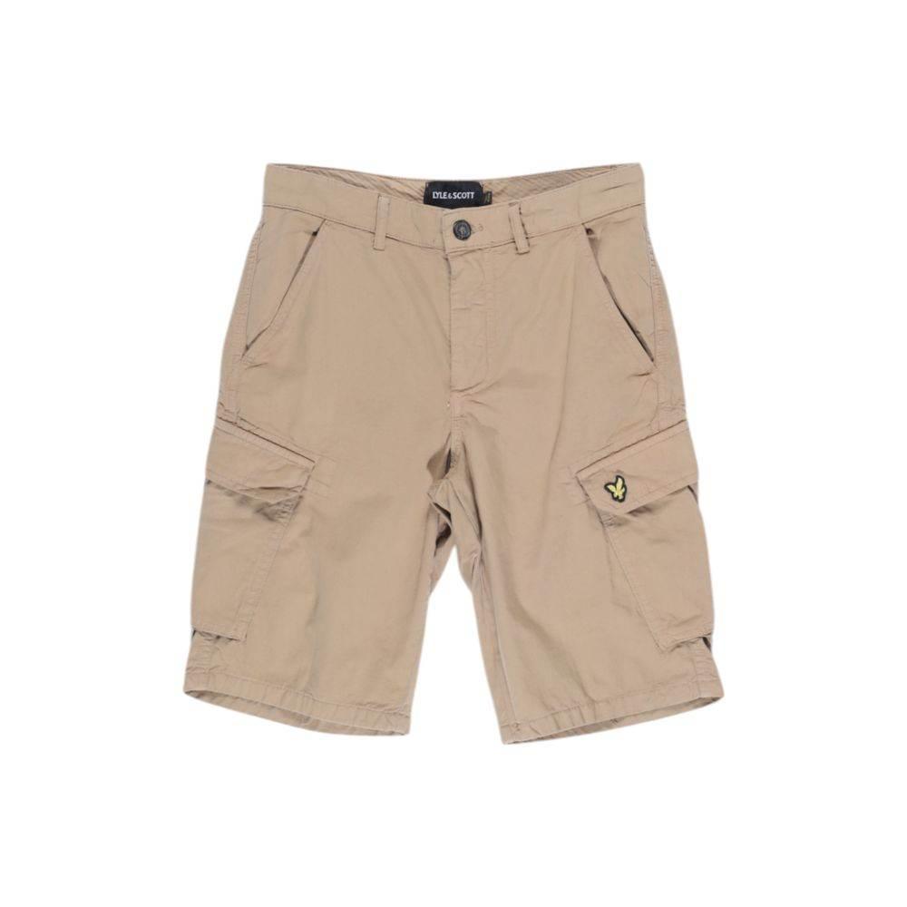 Lyle & Scott Beige Cotton Bermuda - Hilstor