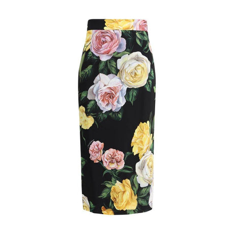 Dolce & Gabbana Rose and peony pattern Skirt - Hilstor