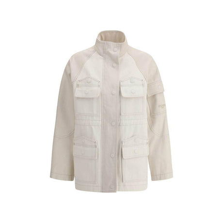 Fendi Denim Bomber Jacket - Hilstor