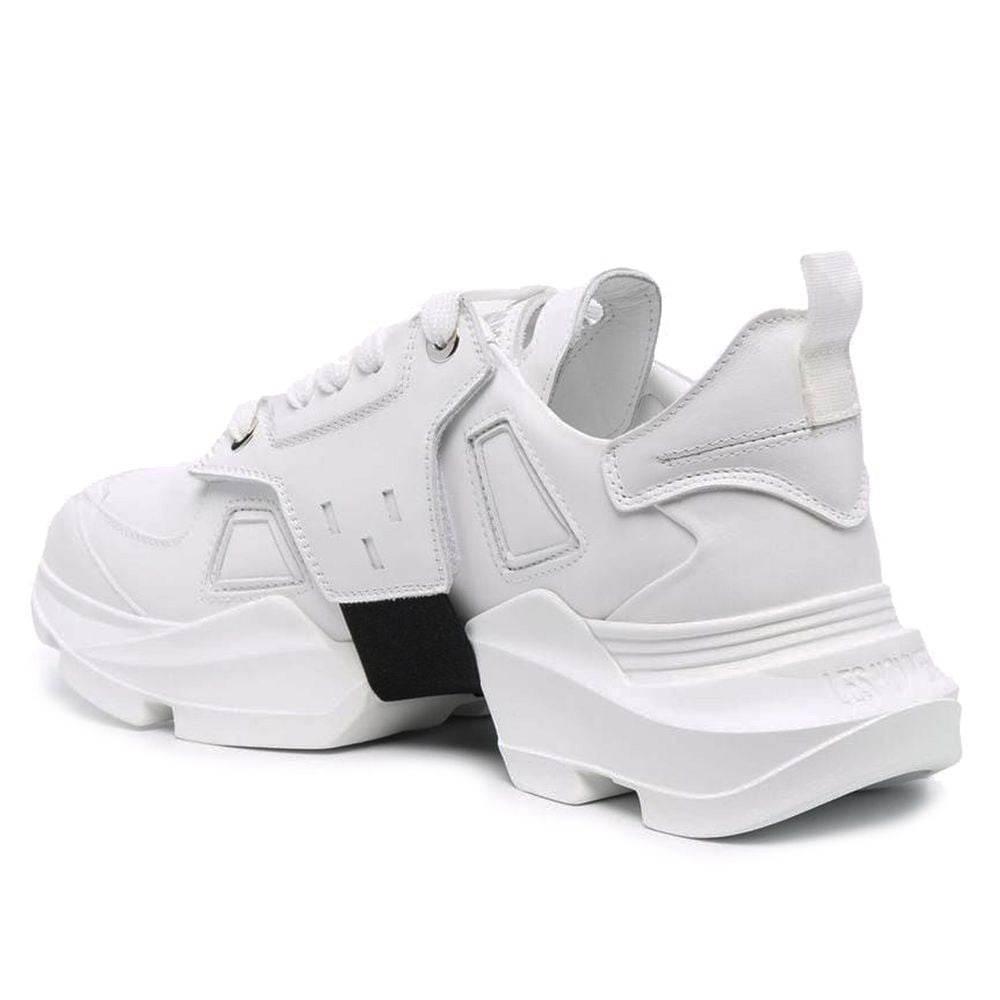 Les Hommes White Calfskin Men Sneaker - Hilstor