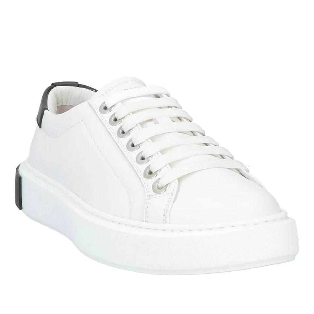 Les Hommes White Calfskin Men Sneaker - Hilstor