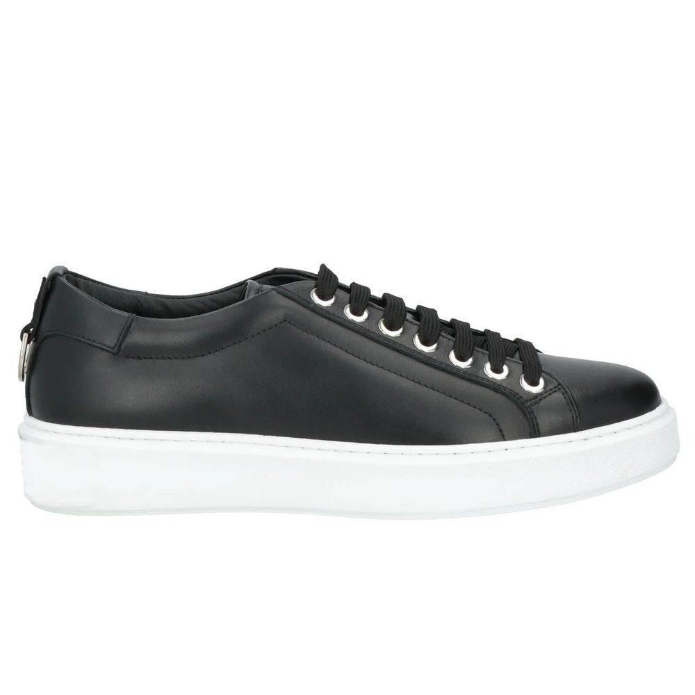 Les Hommes Black Calfskin Men Sneaker - Hilstor