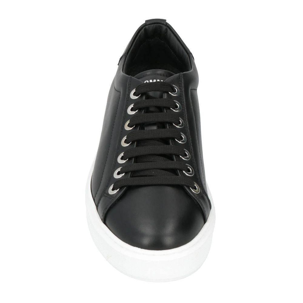 Les Hommes Black Calfskin Men Sneaker - Hilstor