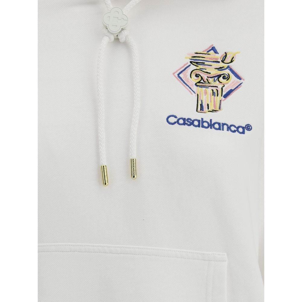 Casablanca Logoed Hoodie - Hilstor