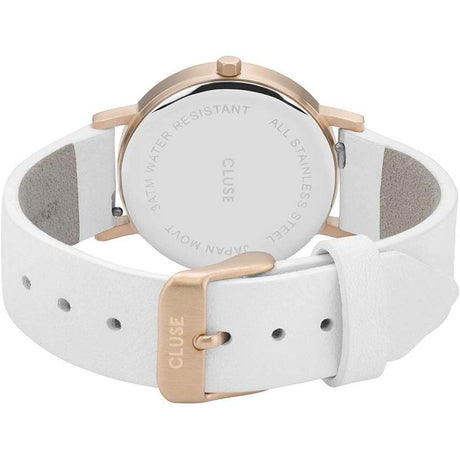 Cluse White Leather Watch - Hilstor