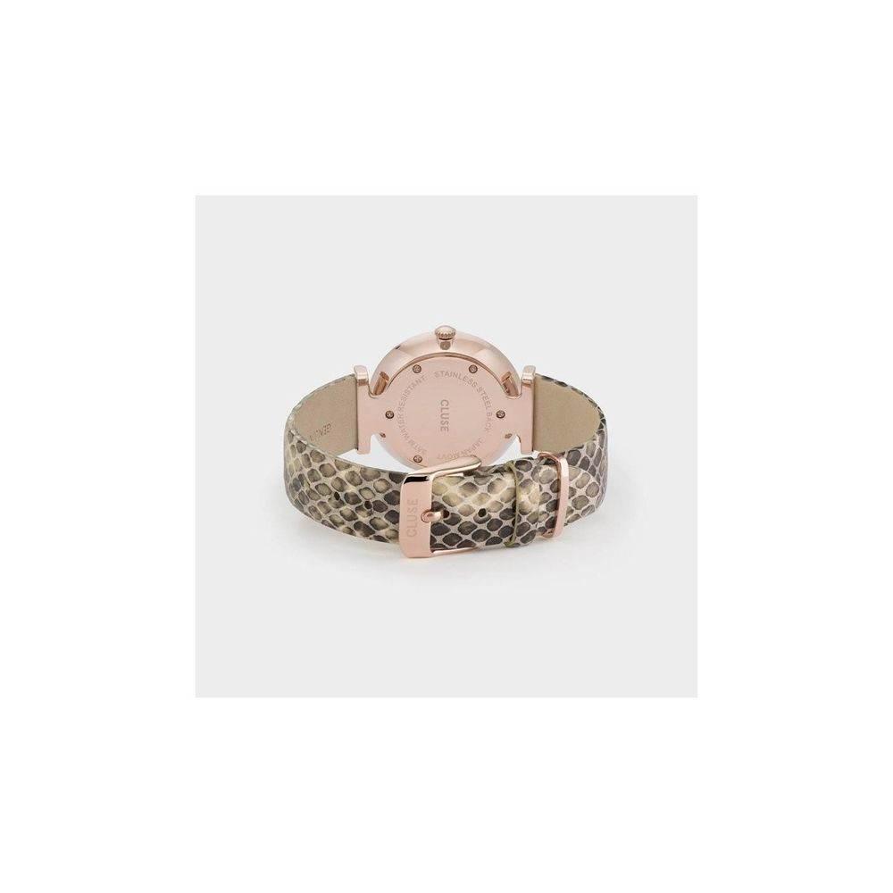 Cluse Beige Leather Watch - Hilstor