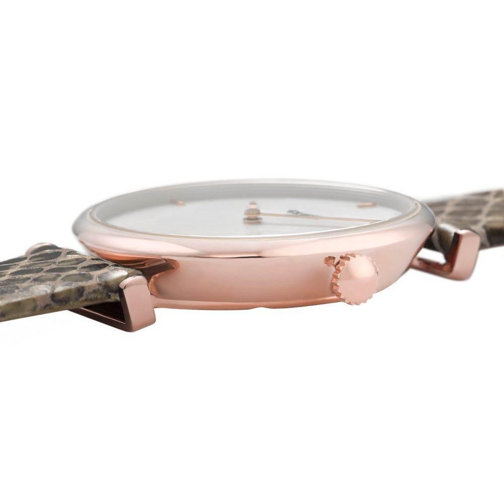 Cluse Beige Leather Watch - Hilstor