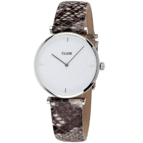 Cluse Beige Leather Watch - Hilstor