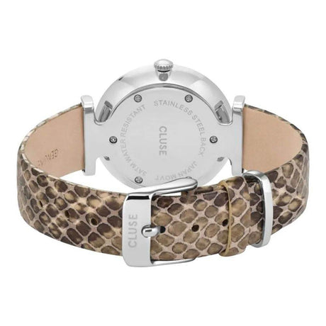 Cluse Beige Leather Watch - Hilstor