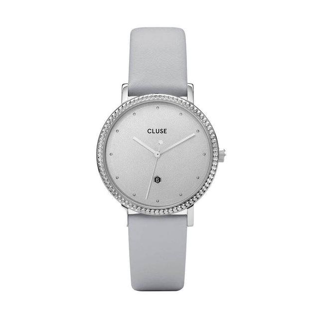 Cluse Gray Leather Watch - Hilstor