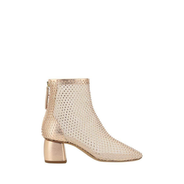 Forte_Forte Strass Mesh Ankle Boots - Hilstor