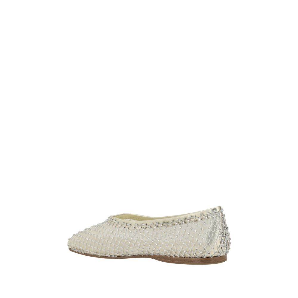 Forte_Forte Strass Mesh Ballerinas - Hilstor