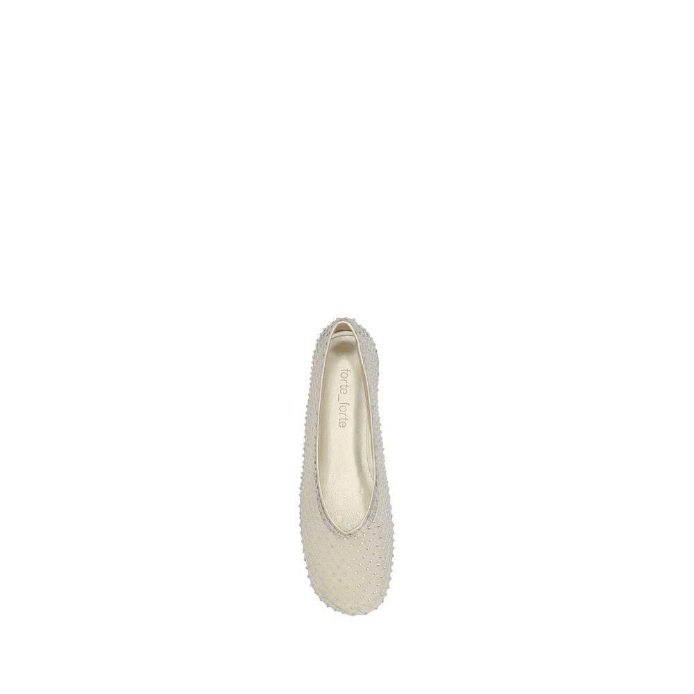 Forte_Forte Strass Mesh Ballerinas - Hilstor