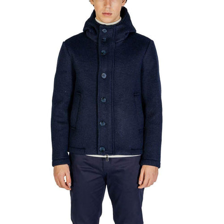 Hydra Clothing Blue Polyester Jackets & Coat - Hilstor