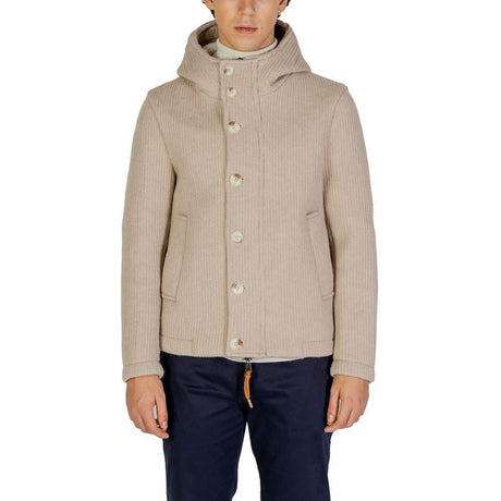 Hydra Clothing Beige Polyester Jackets & Coat - Hilstor