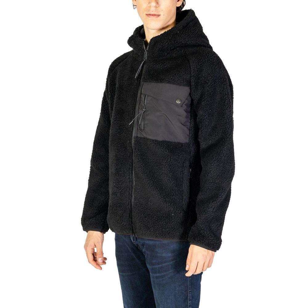 Hydra Clothing Black Polyester Jackets & Coat - Hilstor