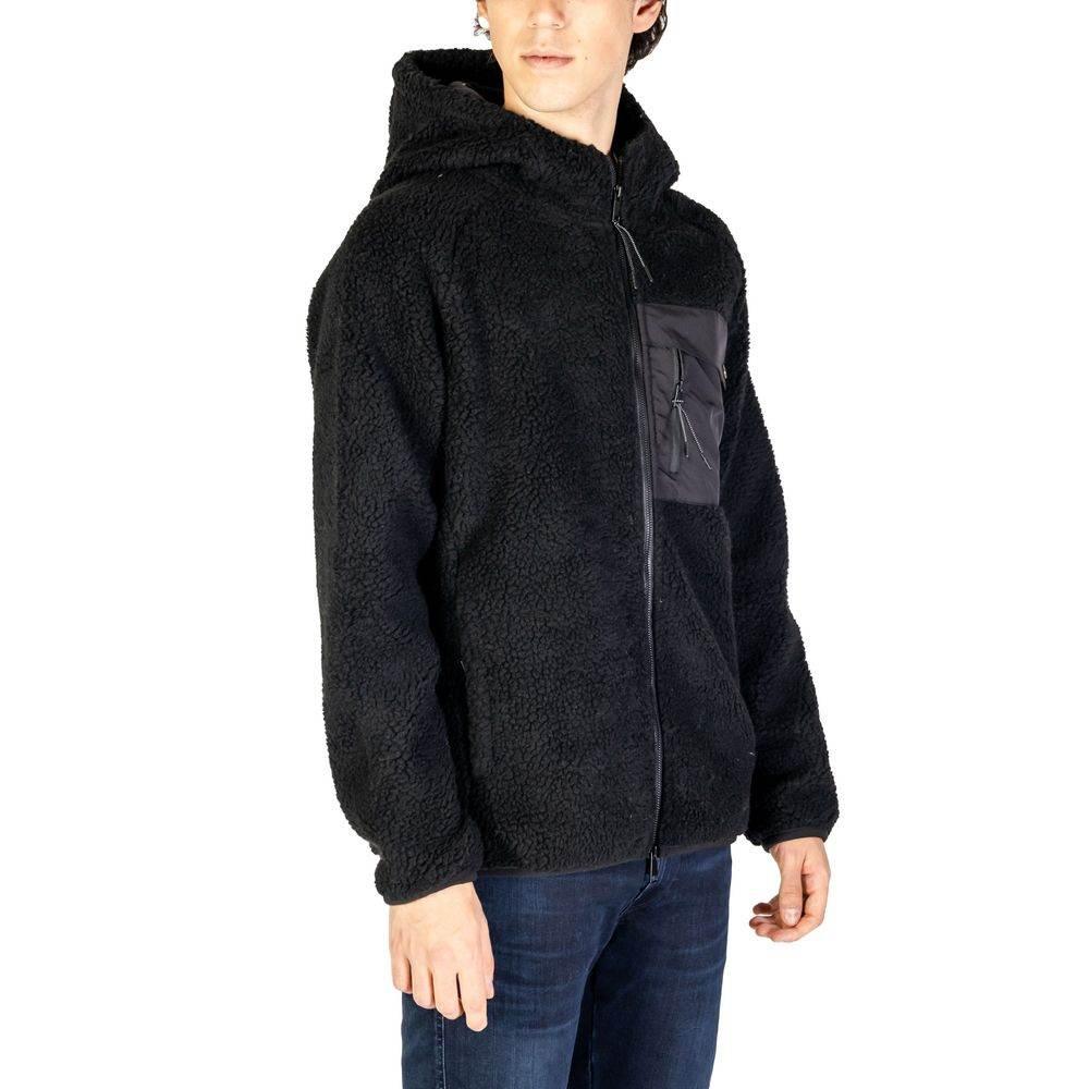 Hydra Clothing Black Polyester Jackets & Coat - Hilstor