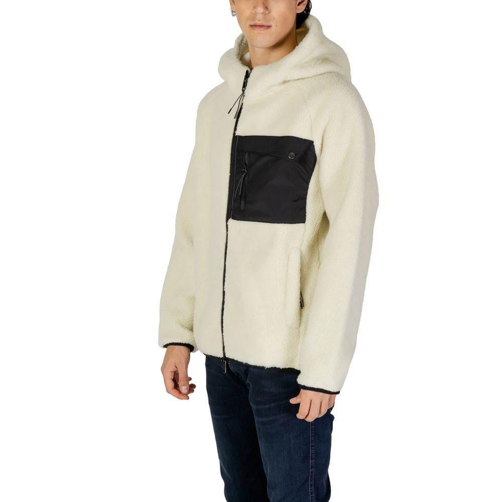 Hydra Clothing Cream Polyester Jackets & Coat - Hilstor