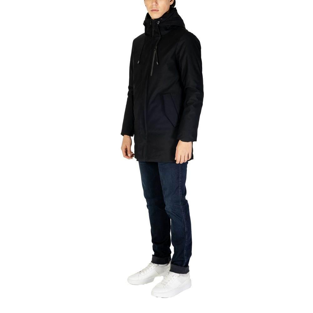 Hydra Clothing Black Nylon Jackets & Coat - Hilstor