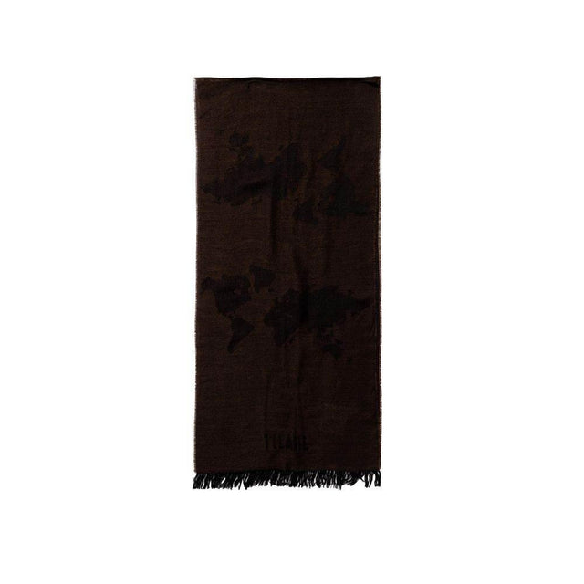 Alviero Martini Prima Classe Brown Viscose Scarf - Hilstor