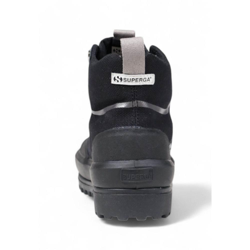 Superga Black Fabric Sneaker - Hilstor
