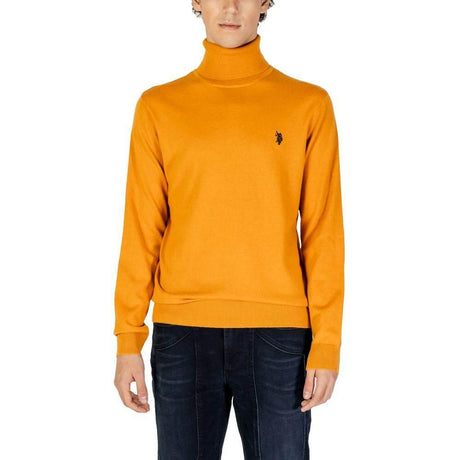 U.S. POLO ASSN. Orange Cotton Turtleneck - Hilstor