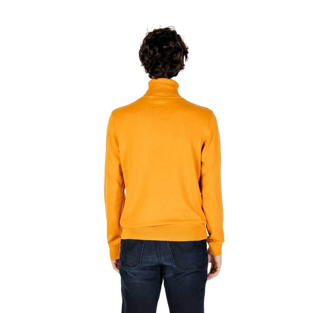 U.S. POLO ASSN. Orange Cotton Turtleneck - Hilstor