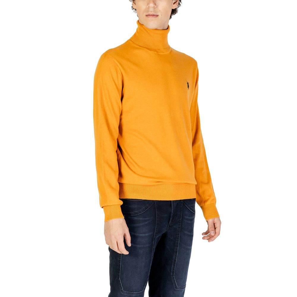 U.S. POLO ASSN. Orange Cotton Turtleneck - Hilstor