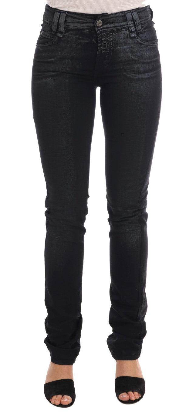 John Galliano Gray Wash Cotton Stretch Regular Fit Jeans - Hilstor