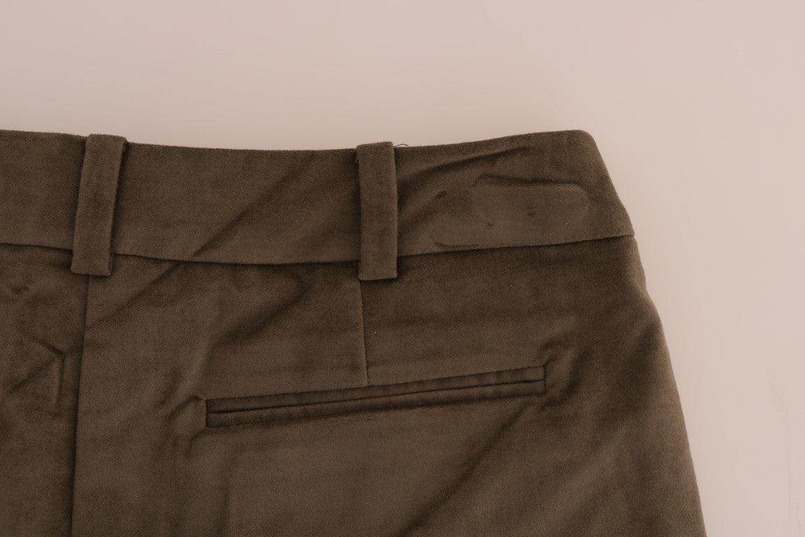 Ermanno Scervino Chic Brown Bermuda Elegance - Hilstor