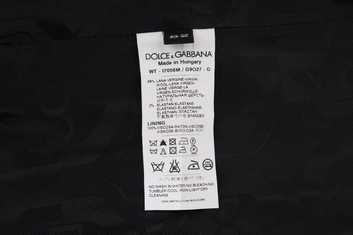 Dolce & Gabbana Gray Wool Stretch Vest - Hilstor