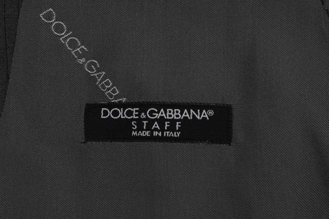 Dolce & Gabbana Gray STAFF Cotton Rayon Vest - Hilstor