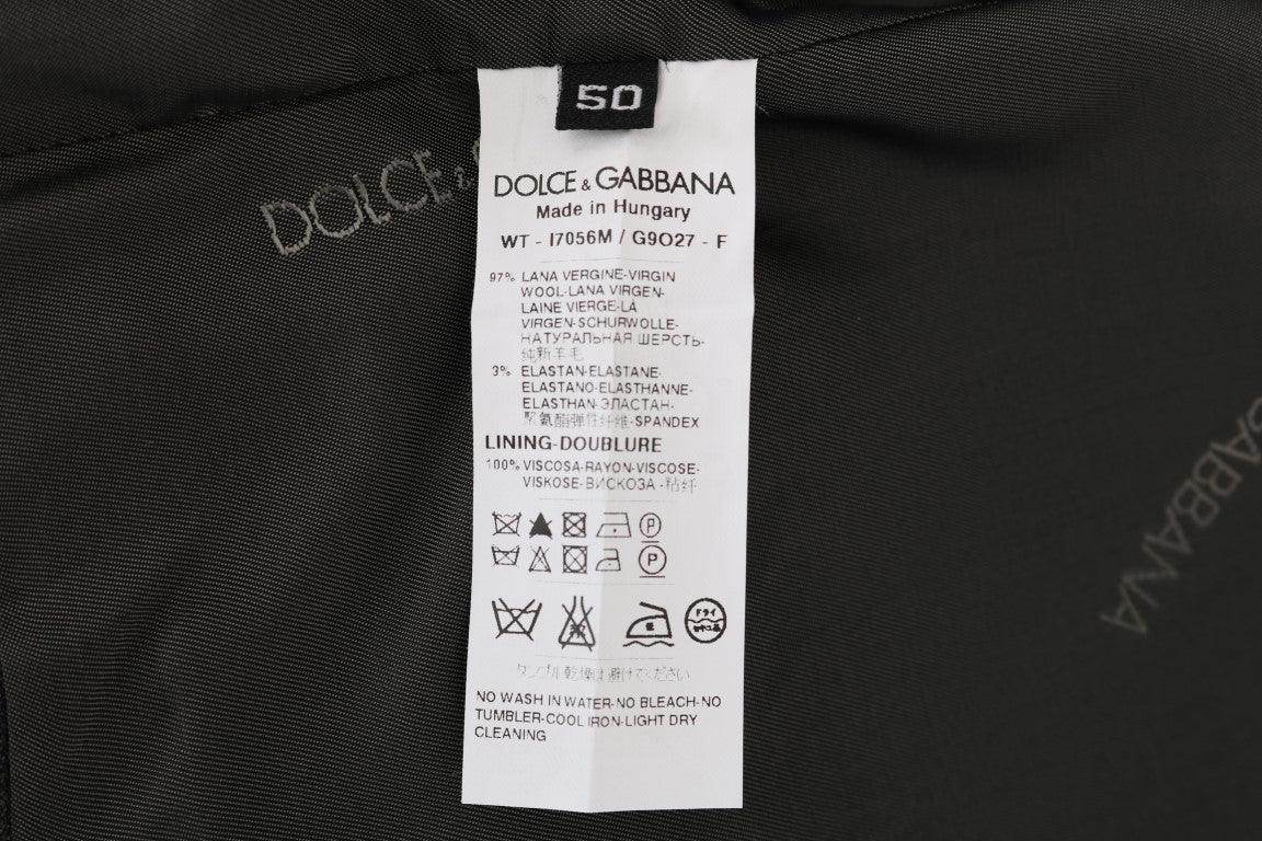 Dolce & Gabbana Gray STAFF Wool Stretch Vest - Hilstor