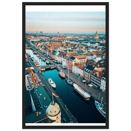 Classic Semi-Glossy Paper Wooden Framed Poster - Hilstor