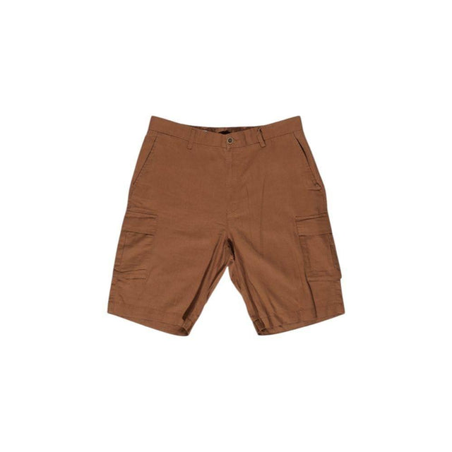 Hamaki-Ho Brown Linen Bermuda - Hilstor