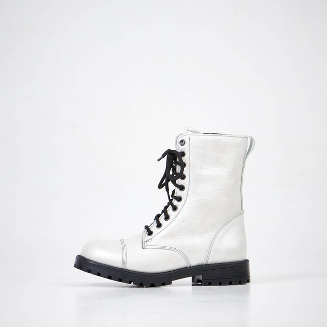 Bianco Leather Boots – Water-Repellent, Made in Europe | All-Season, NATO Standard - Hilstor