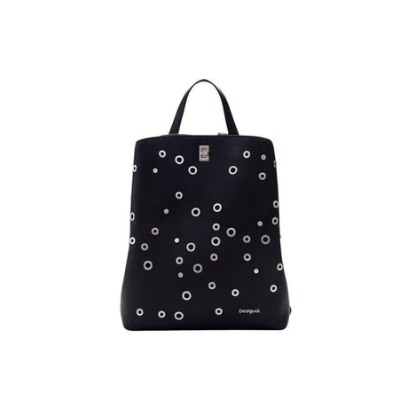 Desigual Black Polyethylene Backpack - Hilstor