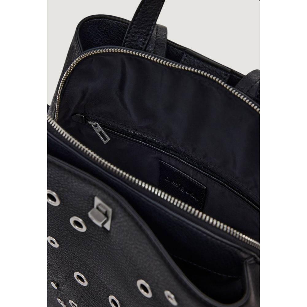 Desigual Black Polyethylene Backpack - Hilstor