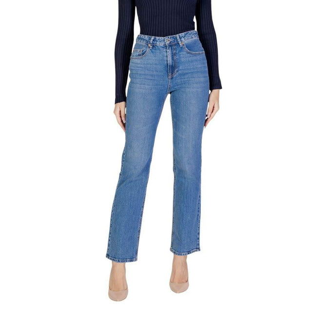 Vero Moda Light Blue Cotton Mom Jean - Hilstor