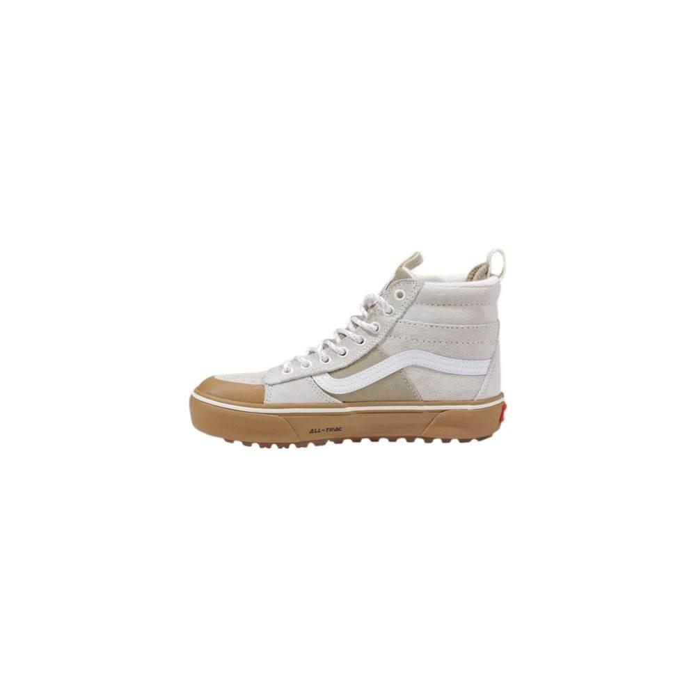 Vans Beige Leather Sneaker - Hilstor
