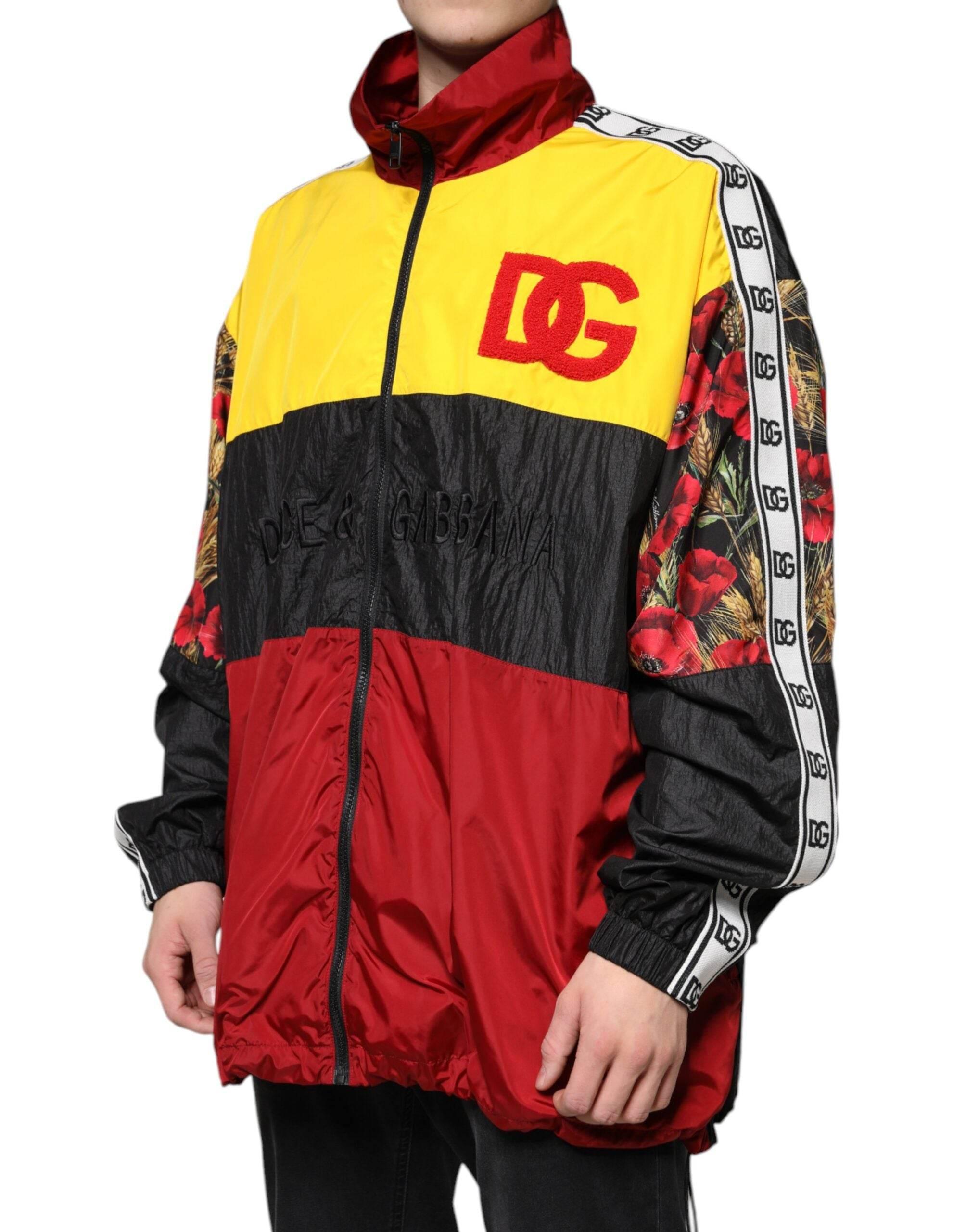Dolce & Gabbana Multicolor Patchwork Men Full Zip Sweater - Hilstor