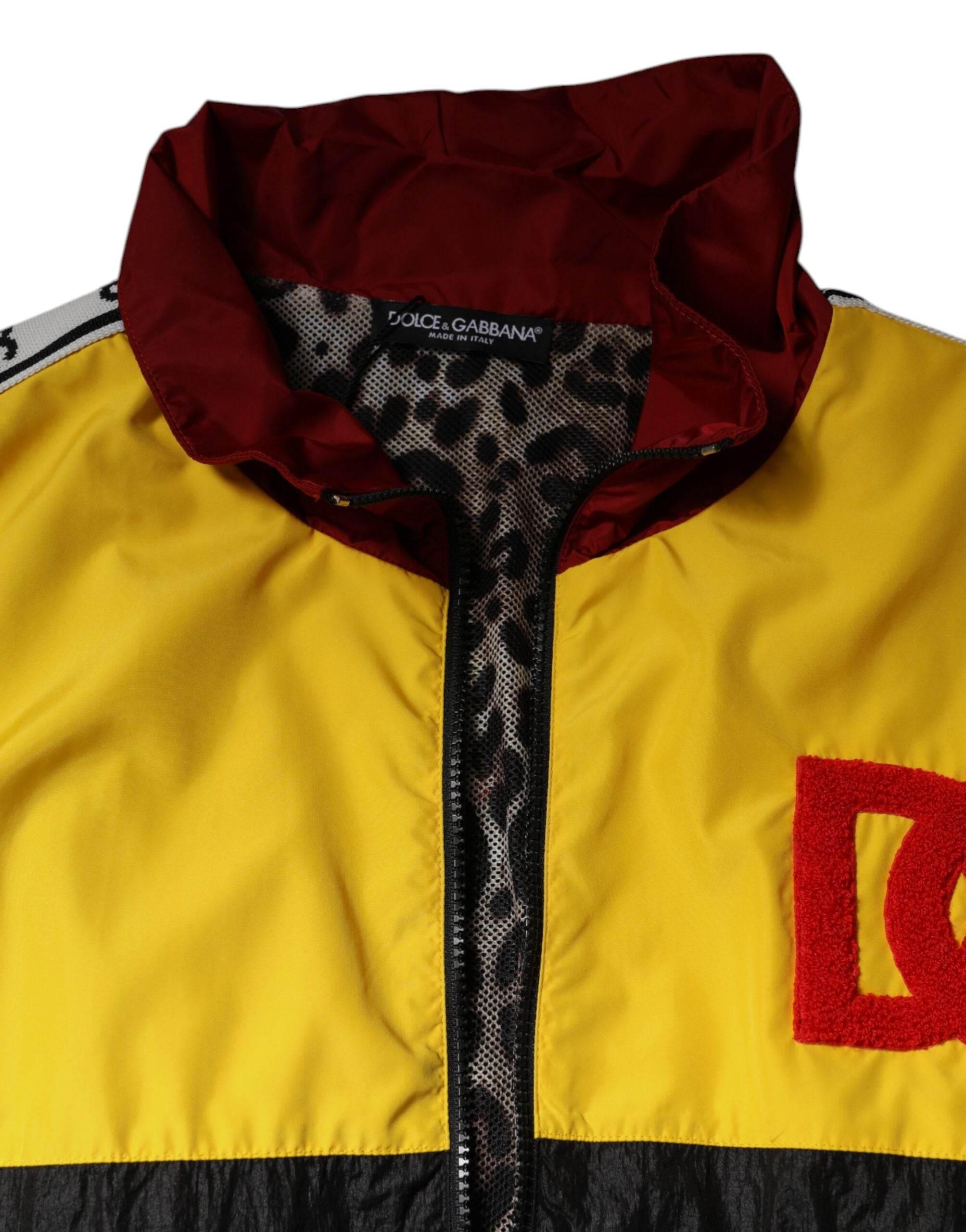 Dolce & Gabbana Multicolor Patchwork Men Full Zip Sweater - Hilstor