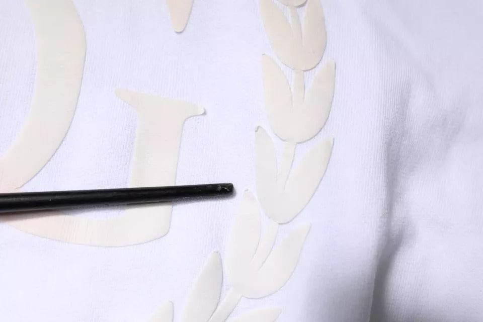 Dolce & Gabbana White Logo Hooded Pullover Sweatshirt Sweater - Hilstor