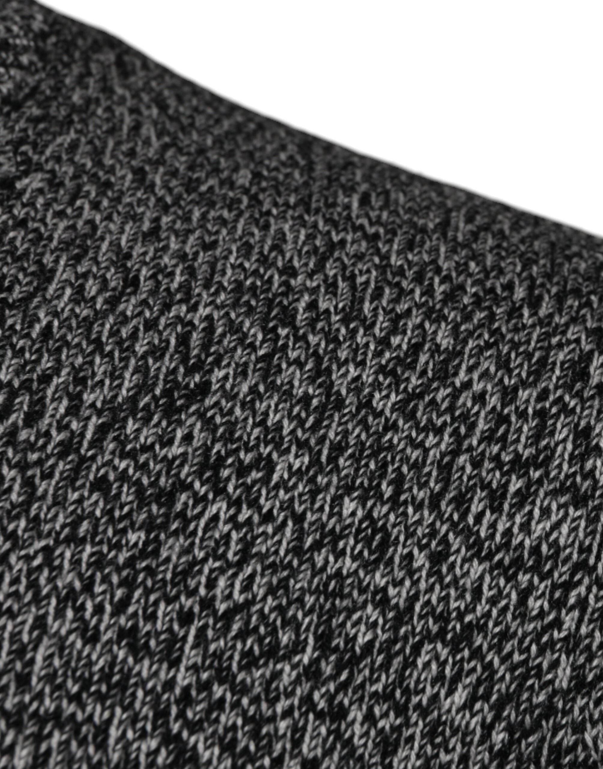 Dolce & Gabbana Gray Crown King Cashmere Pullover Sweater - Hilstor