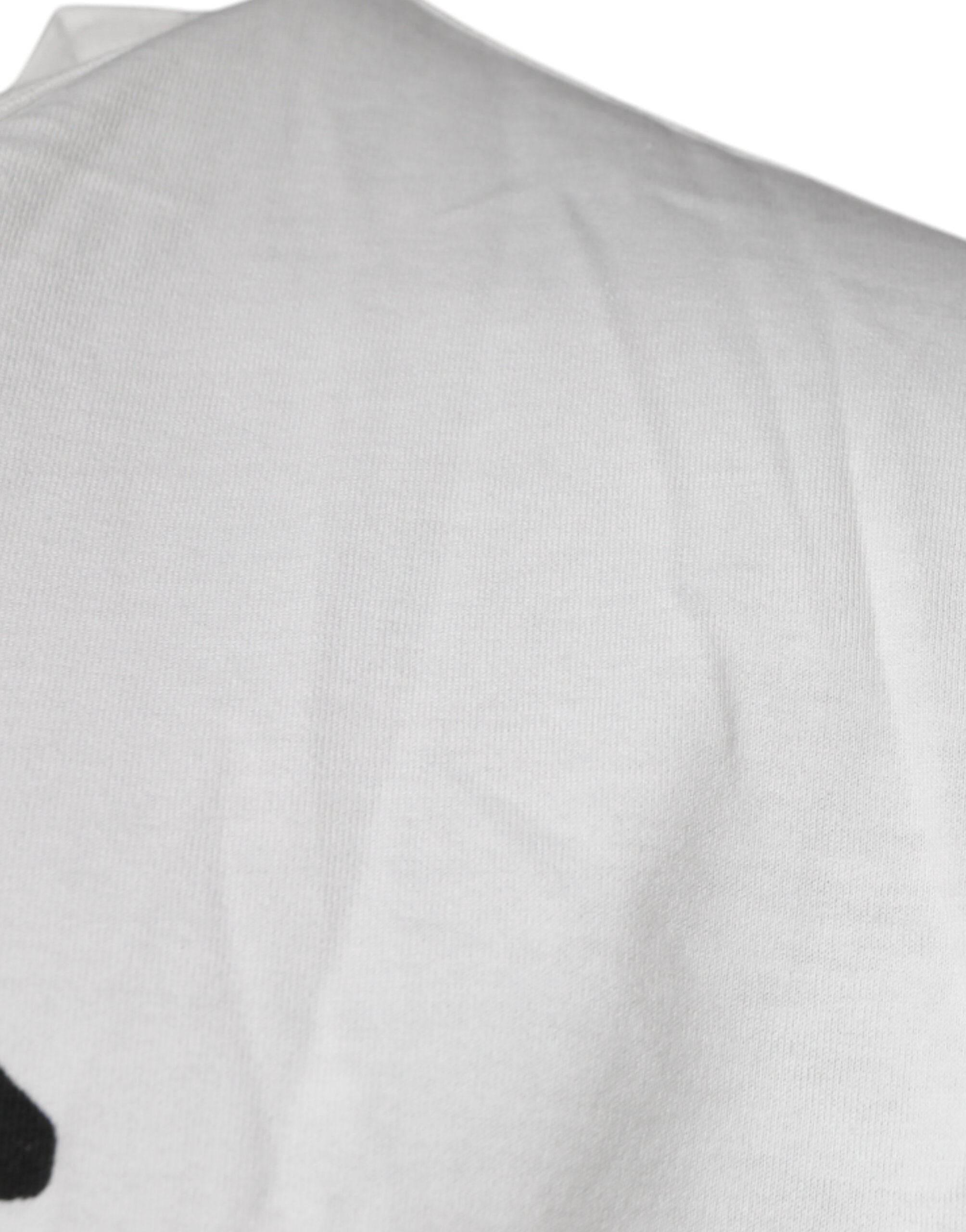 Dolce & Gabbana White Royals Heritage Cotton T-shirt - Hilstor