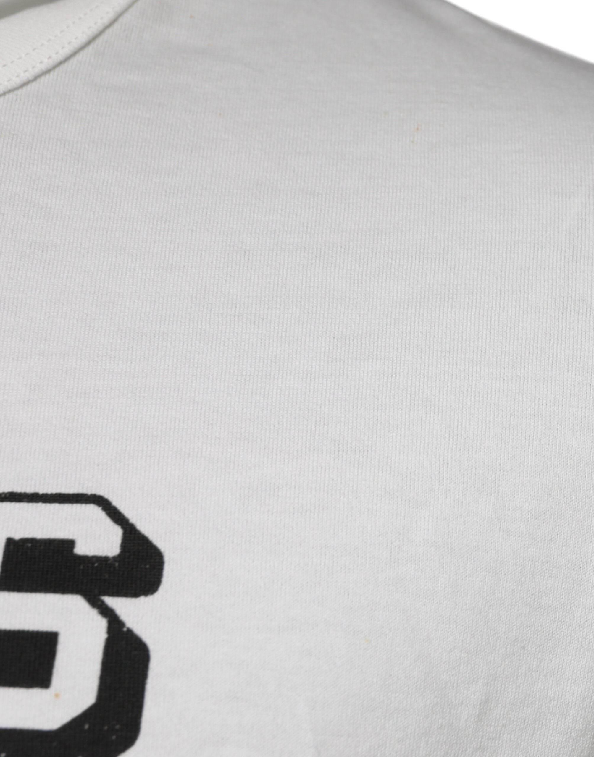 Dolce & Gabbana White Royals Heritage Cotton T-shirt - Hilstor